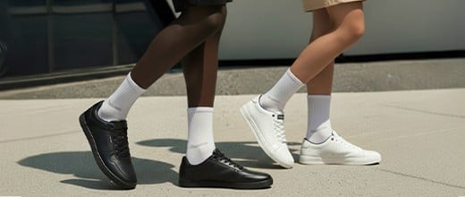 White Sneakers vs Black Sneakers: Which One Suits Your Style? | Biofoot
